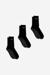 3 Pack OONA Grip Socks - Black