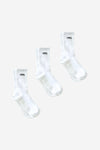 3 Pack OONA Grip Socks - White